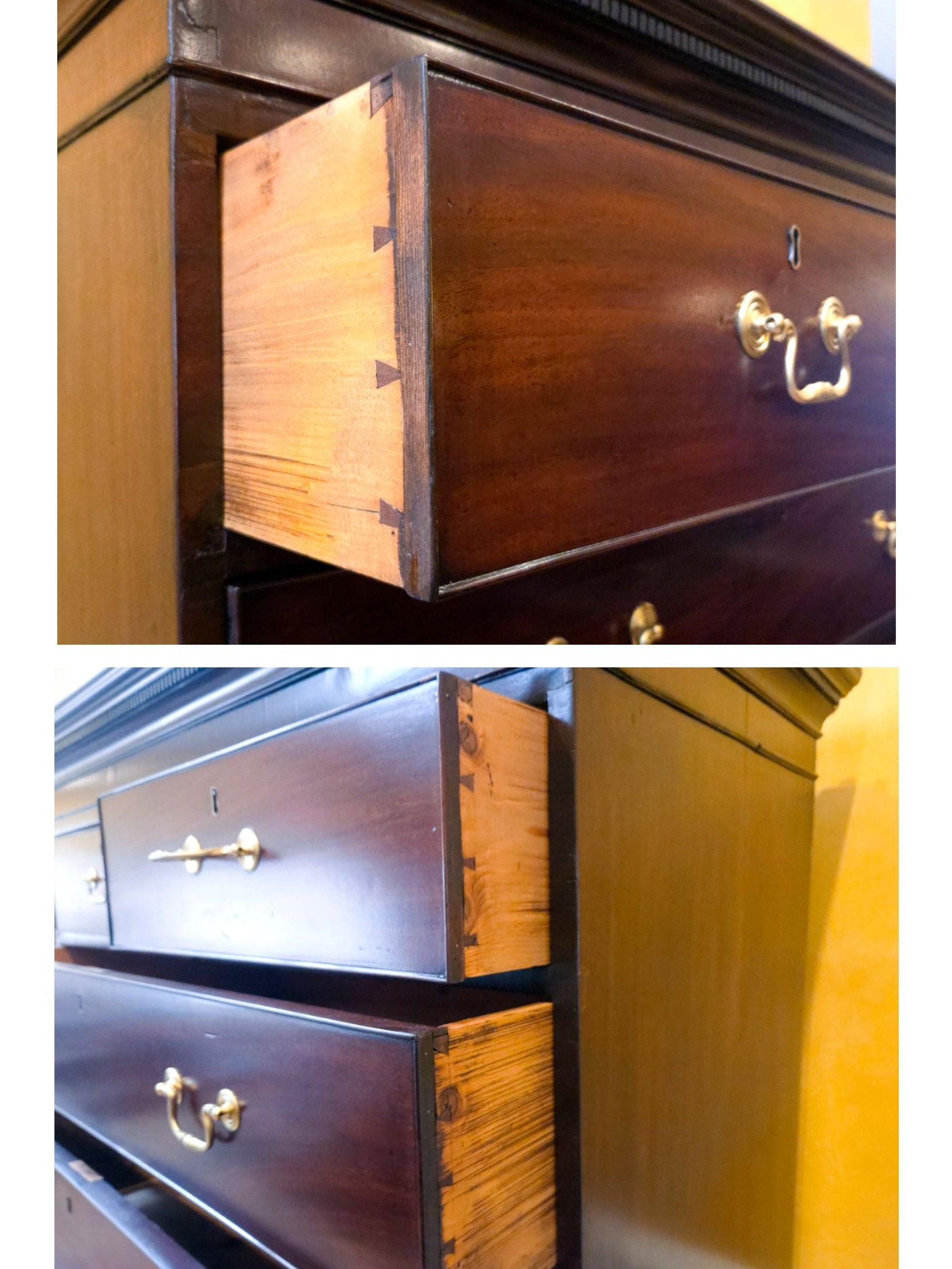 18th Century Georgian Mahogany Chest on Chest