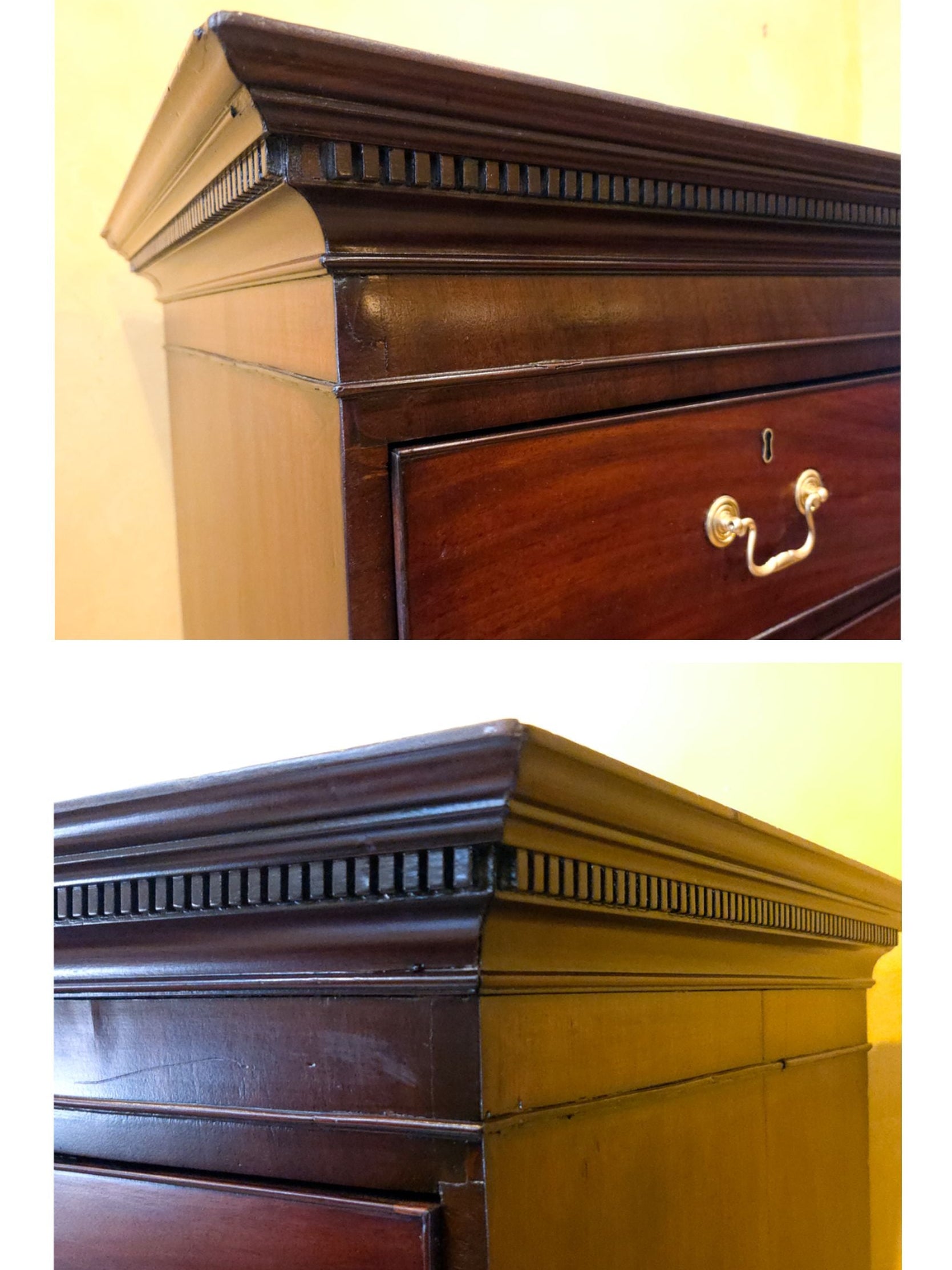 18th Century Georgian Mahogany Chest on Chest