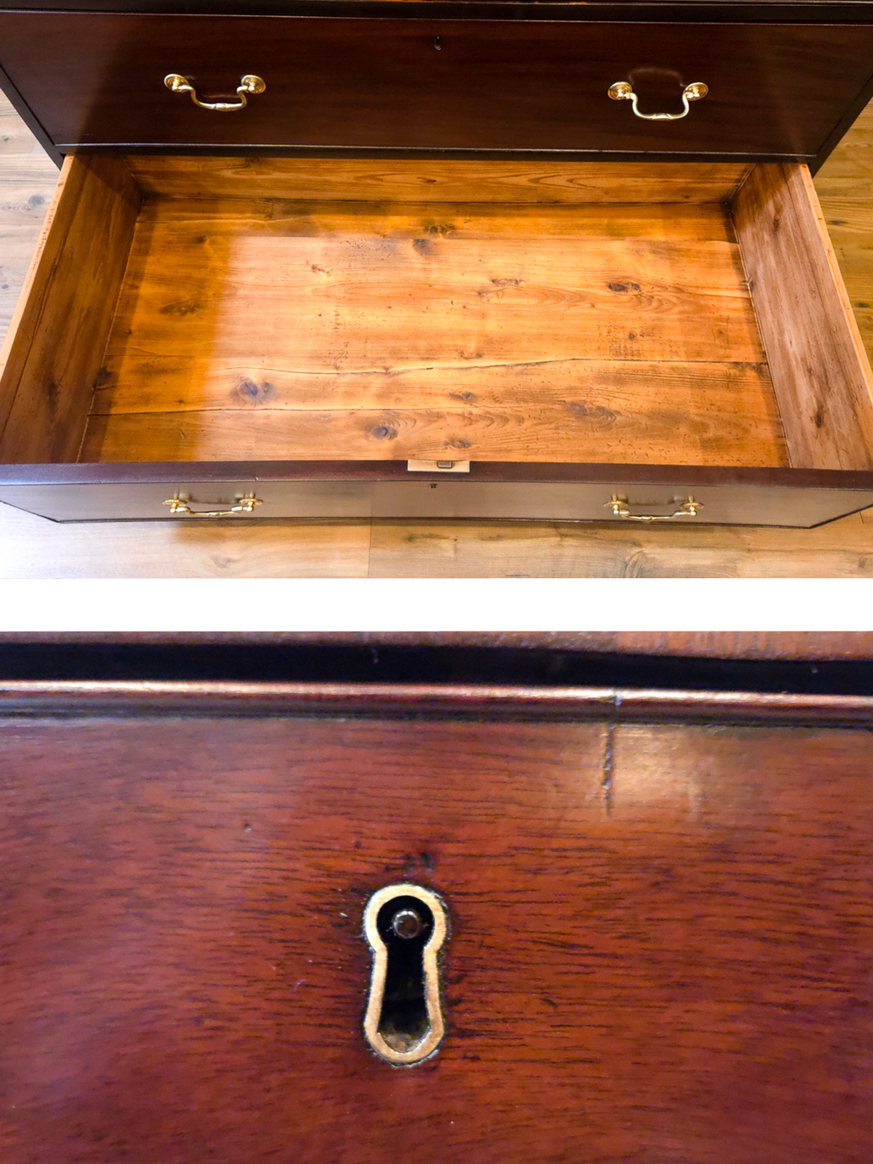 18th Century Georgian Mahogany Chest on Chest