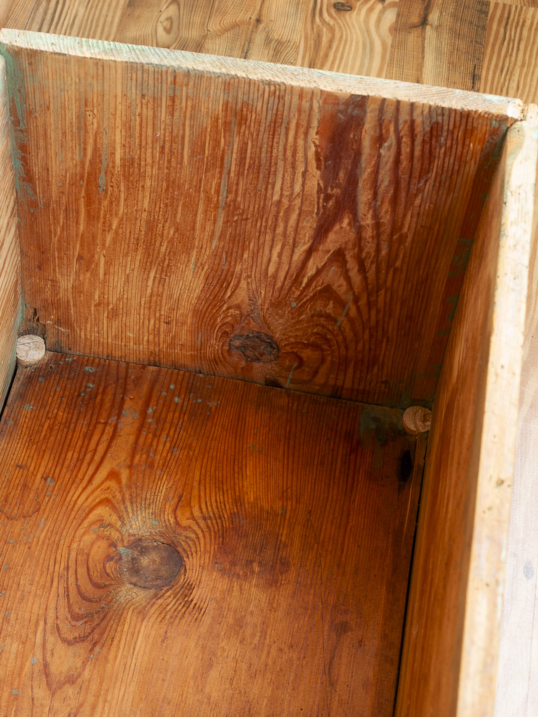 Painted Pine Folk Art Ship Chest Depicting the H.H. Cole, 1843