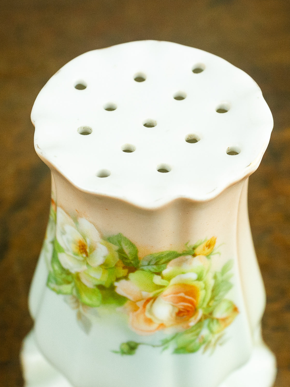 Victorian Art Nouveau Seven-Piece Porcelain Vanity Set