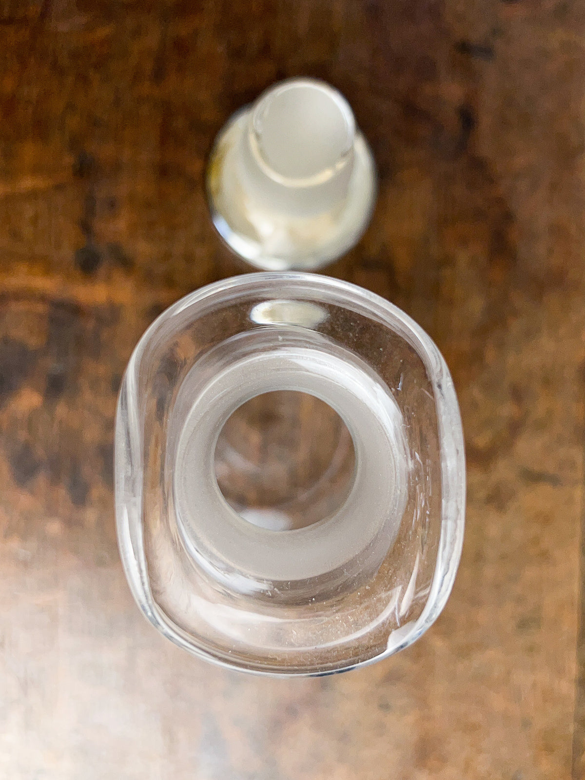 R. Wallace Sterling Silver & Etched Glass Oil and Vinegar Bottle, c.1910