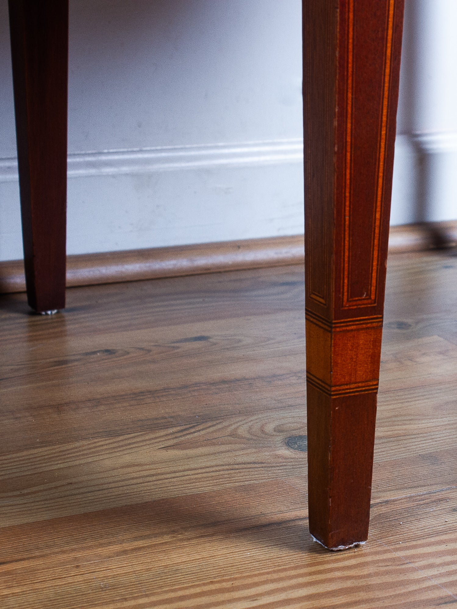 Large Antique Federal Style Inlaid Flame Mahogany Sideboard, Williams-Kimp, Grand Rapids, MI.