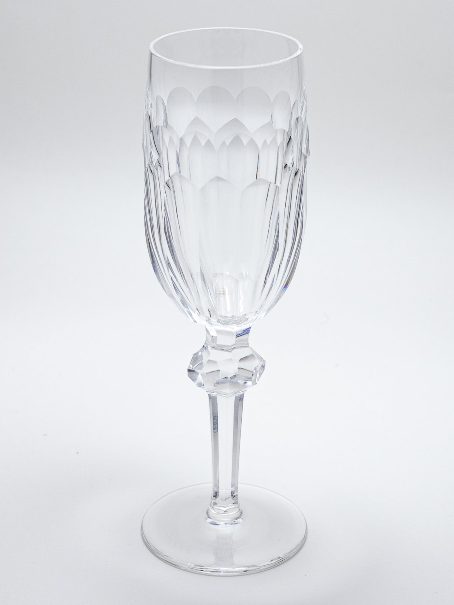 Waterford Crystal Glass, Curraghmore Pattern, Champagne Flute