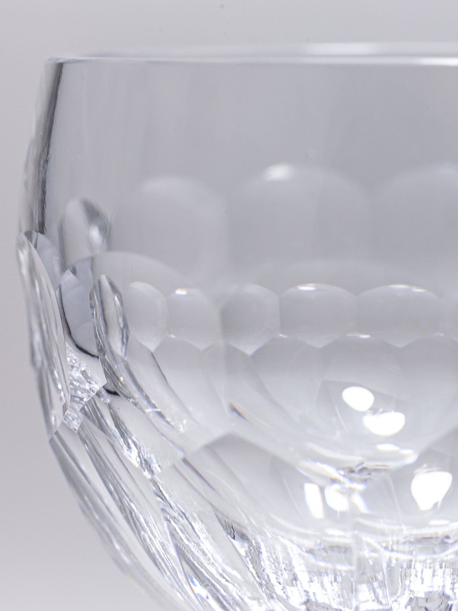 Vintage Waterford Curraghmore Heavy Cut Crystal Wine Glass