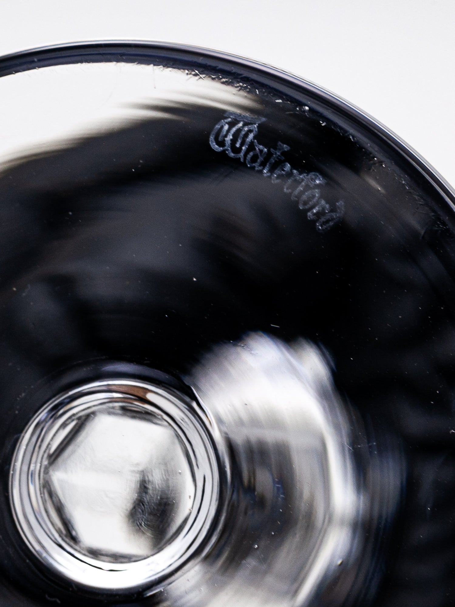 Vintage Waterford Curraghmore Heavy Cut Crystal Wine Glass