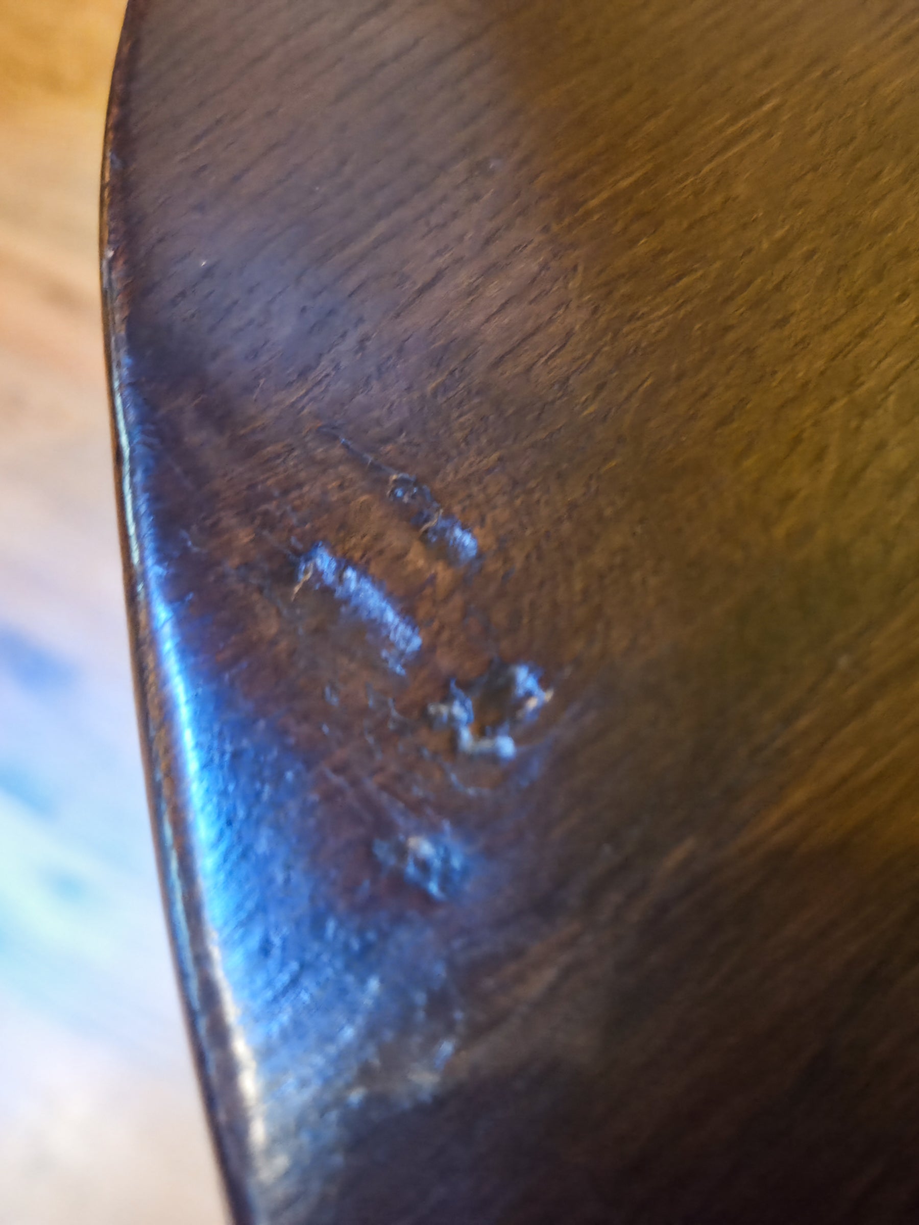 18th Century English Georgian Oak Tilt-Top Side Table