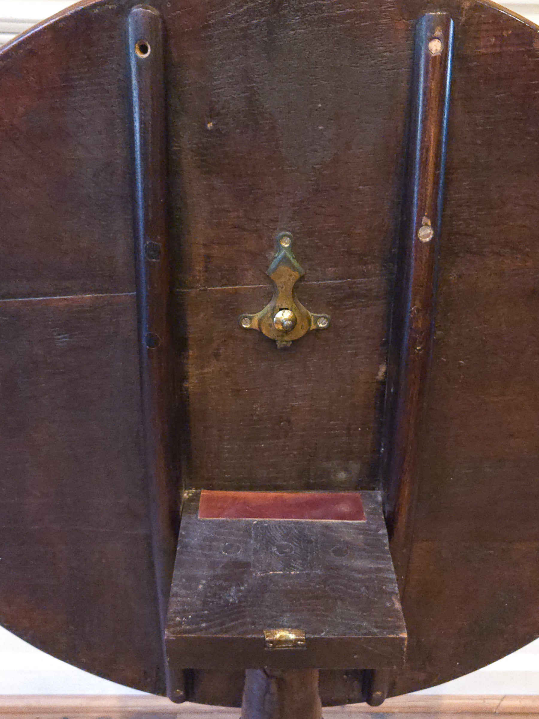 18th Century English Georgian Oak Tilt-Top Side Table