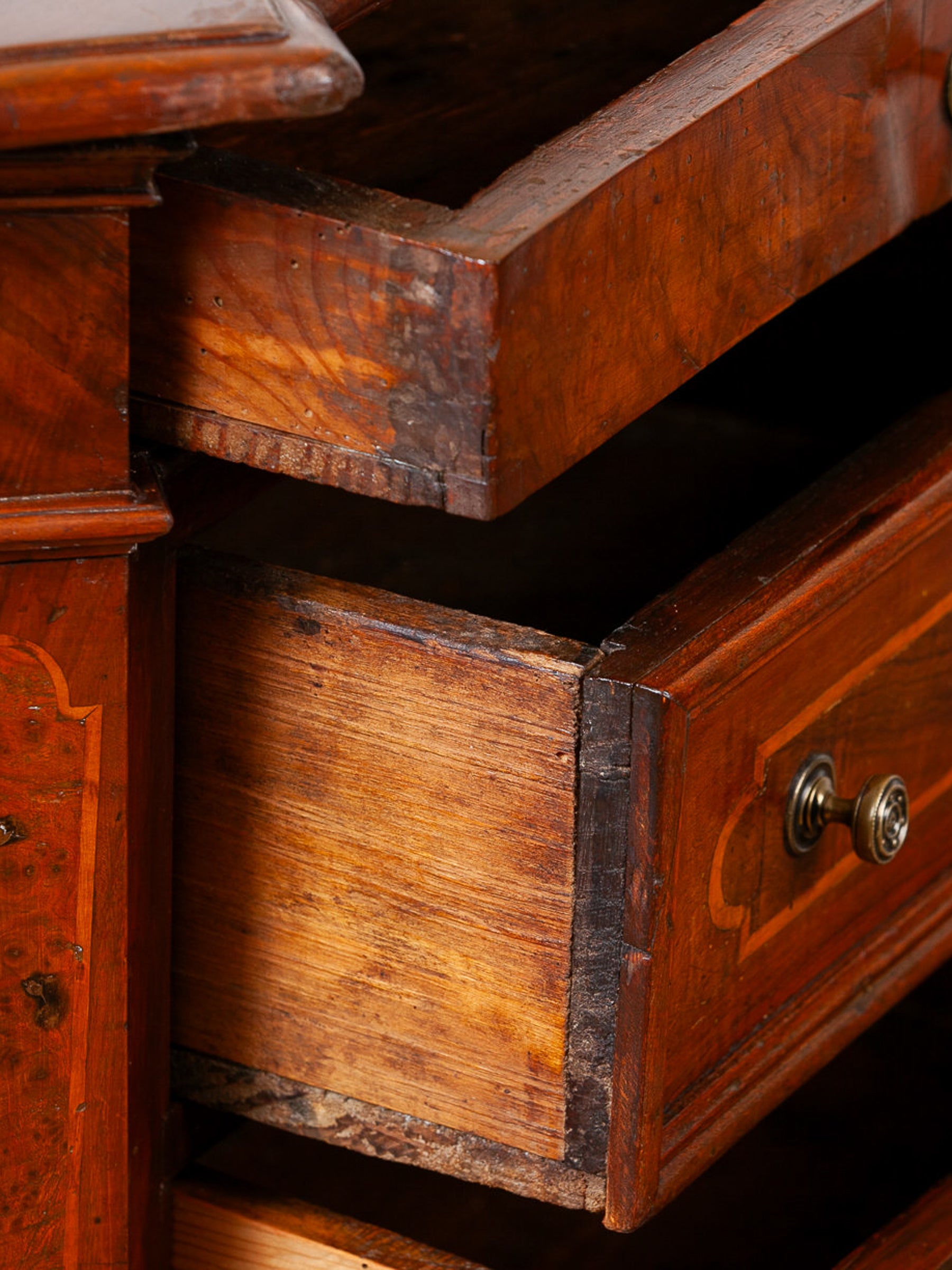 Late 18th Century Georgian Mahogany Small Chest of Drawers Nightstand
