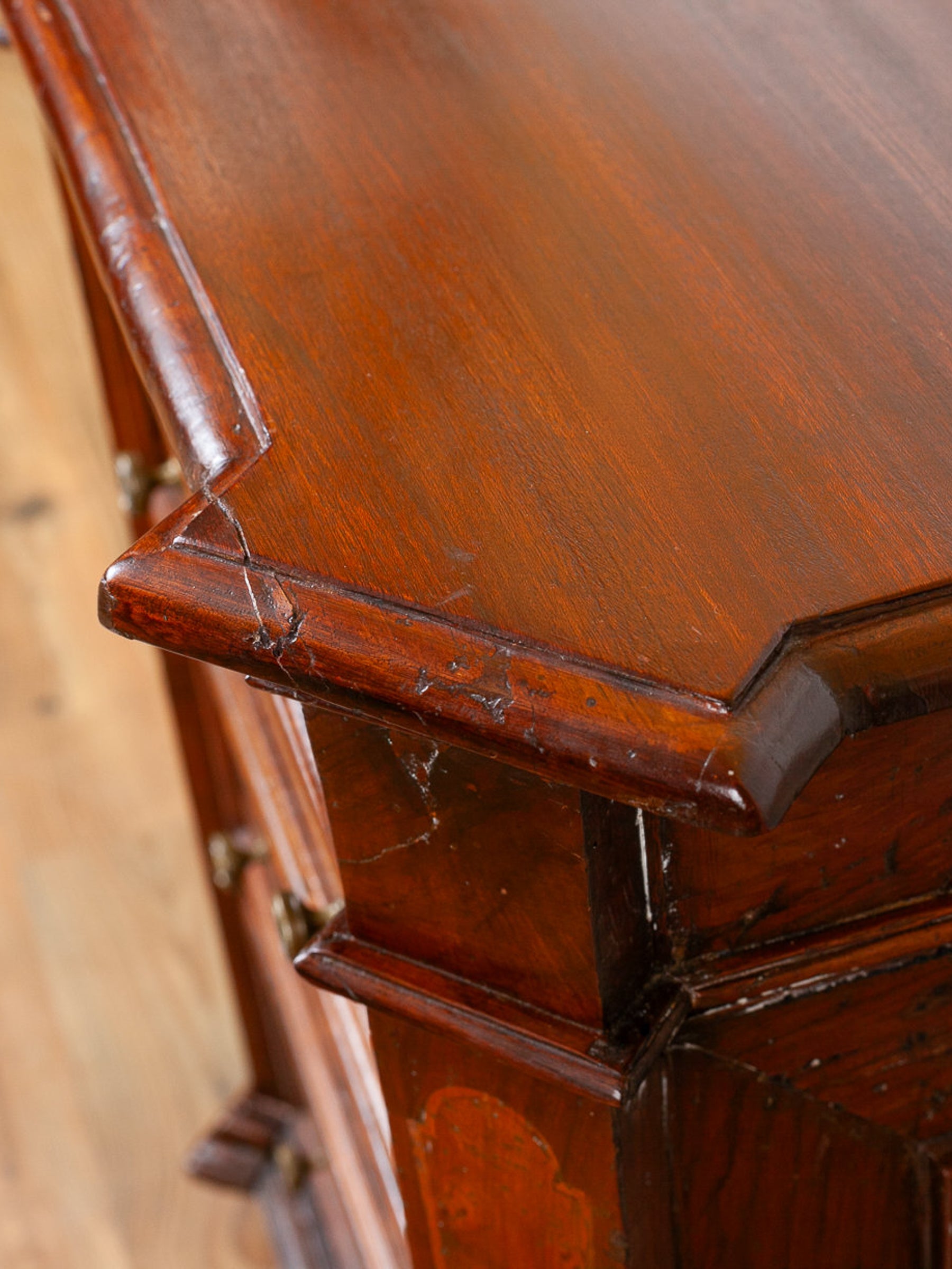 Late 18th Century Georgian Mahogany Small Chest of Drawers Nightstand