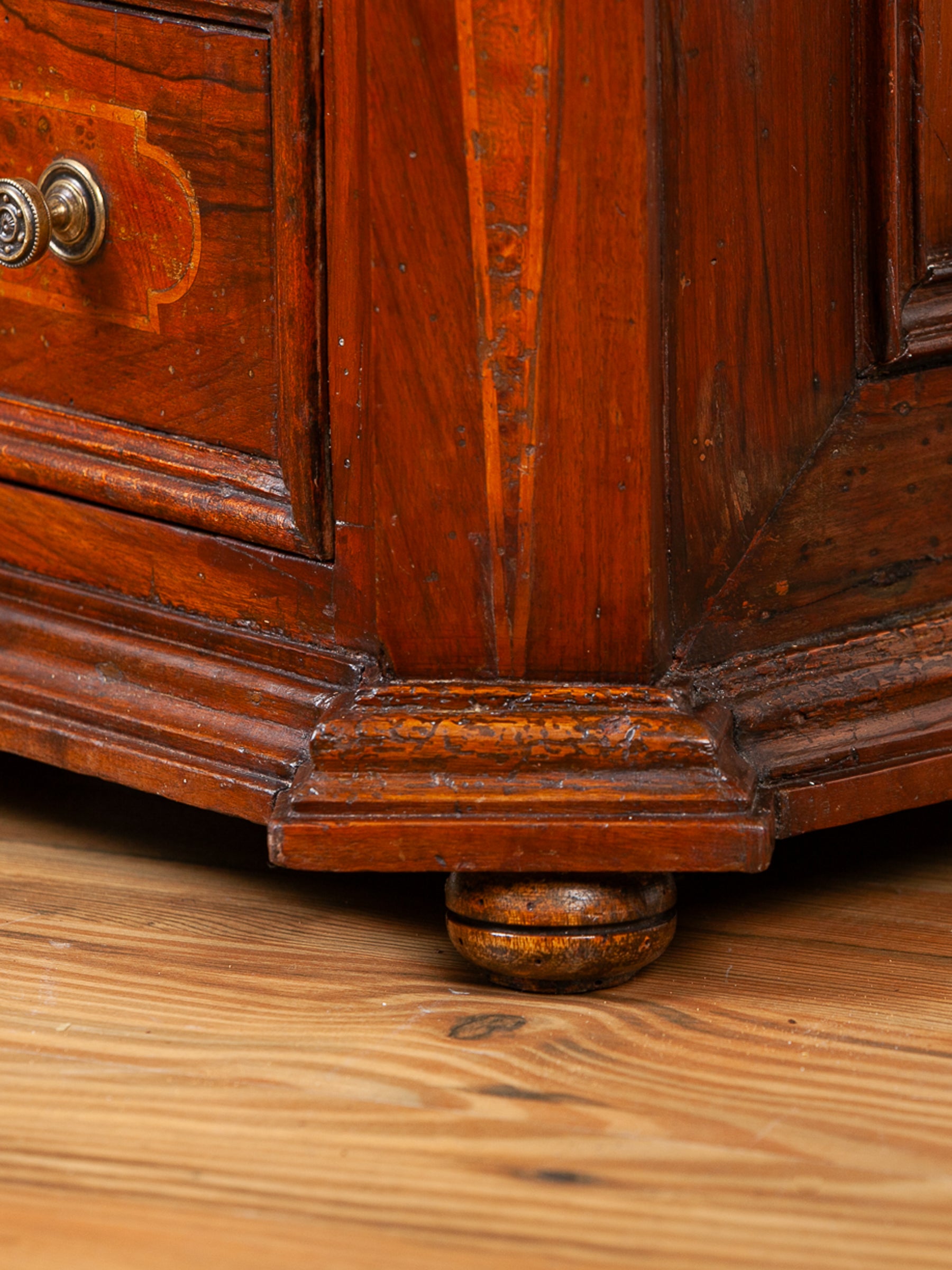 Late 18th Century Georgian Mahogany Small Chest of Drawers Nightstand