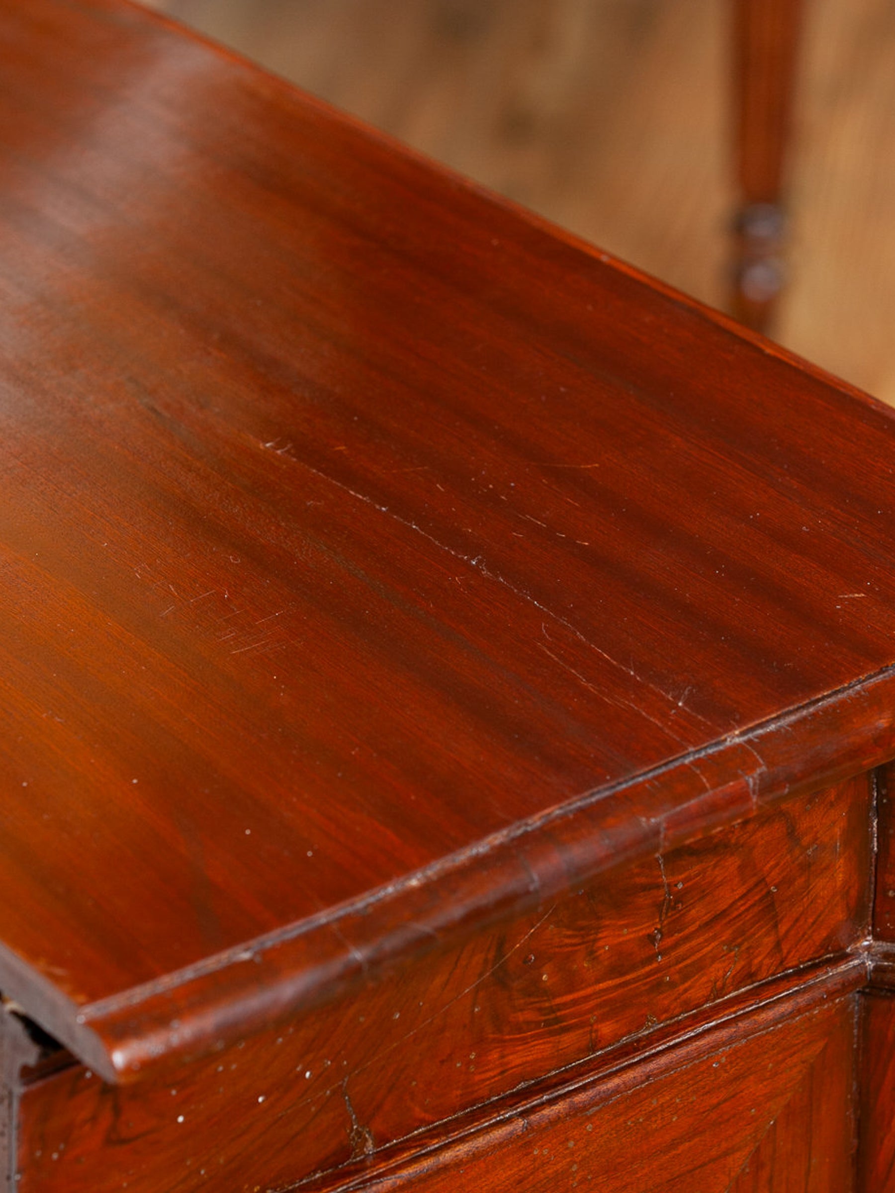 Late 18th Century Georgian Mahogany Small Chest of Drawers Nightstand