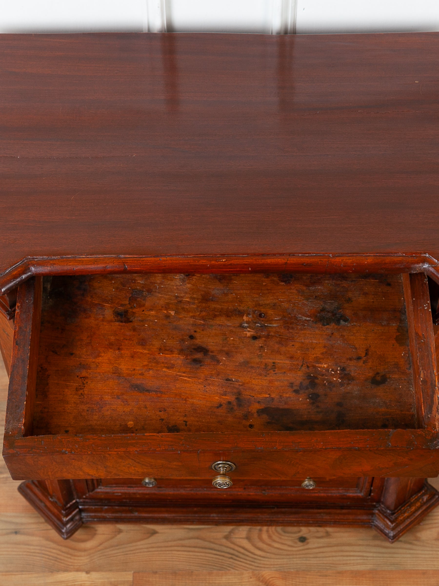 Late 18th Century Georgian Mahogany Small Chest of Drawers Nightstand