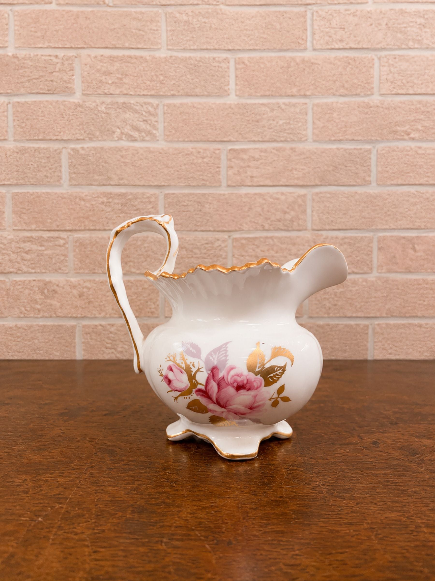 Aynsley Bone China Sugar Bowl & Creamer Set, Circa 1940s