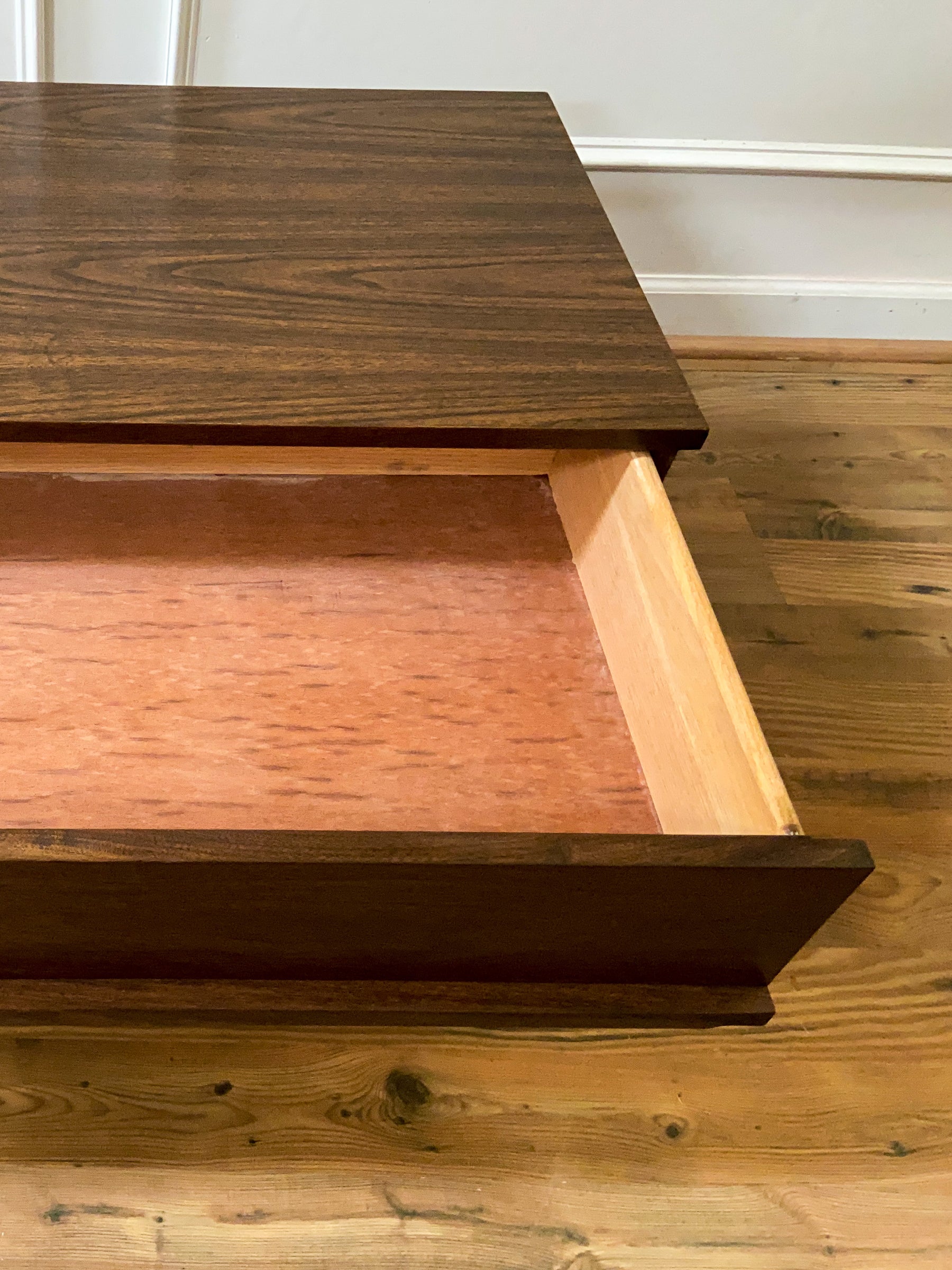 Mid-Century Modern Walnut Nightstand by Mel Smilow for Smilow-Thielle