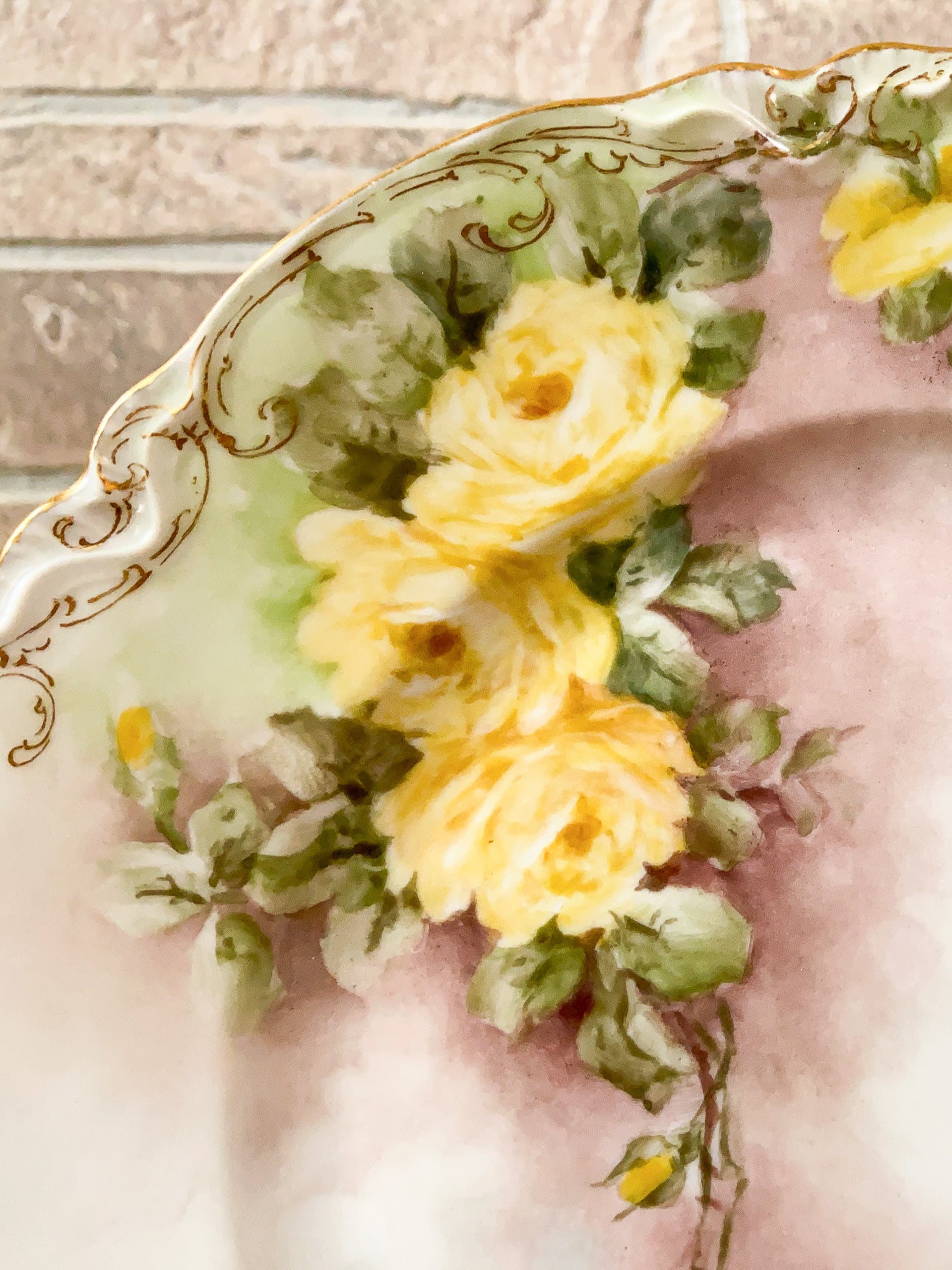 Emma L. Beguhn Hand-Painted German Porcelain Plate