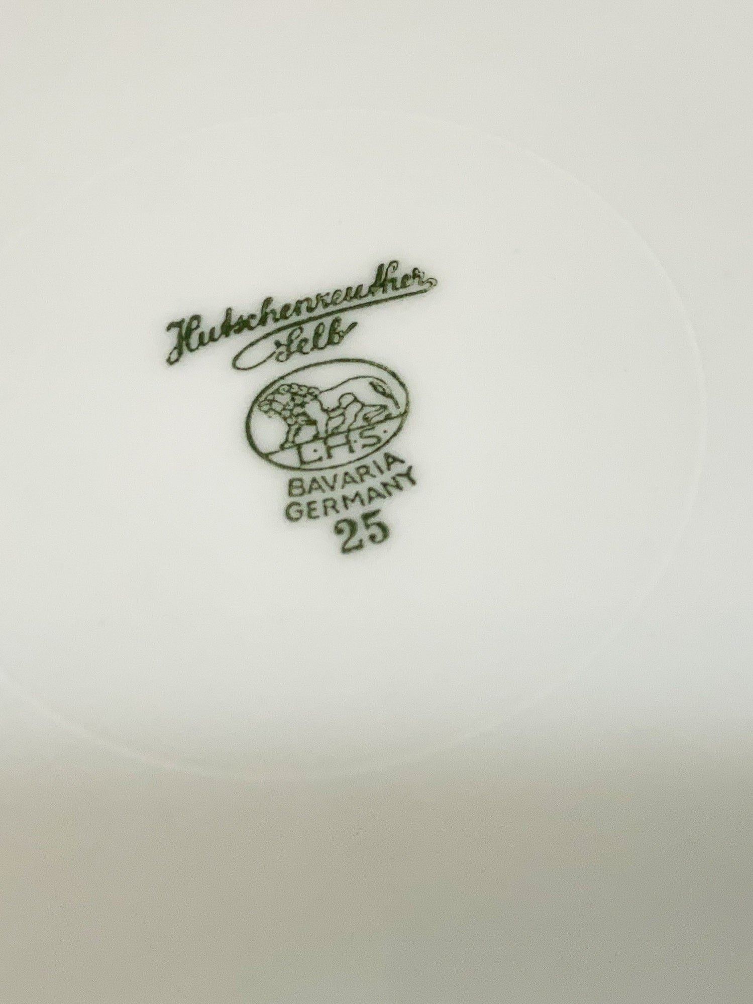 Emma L. Beguhn Hand-Painted German Porcelain Plate