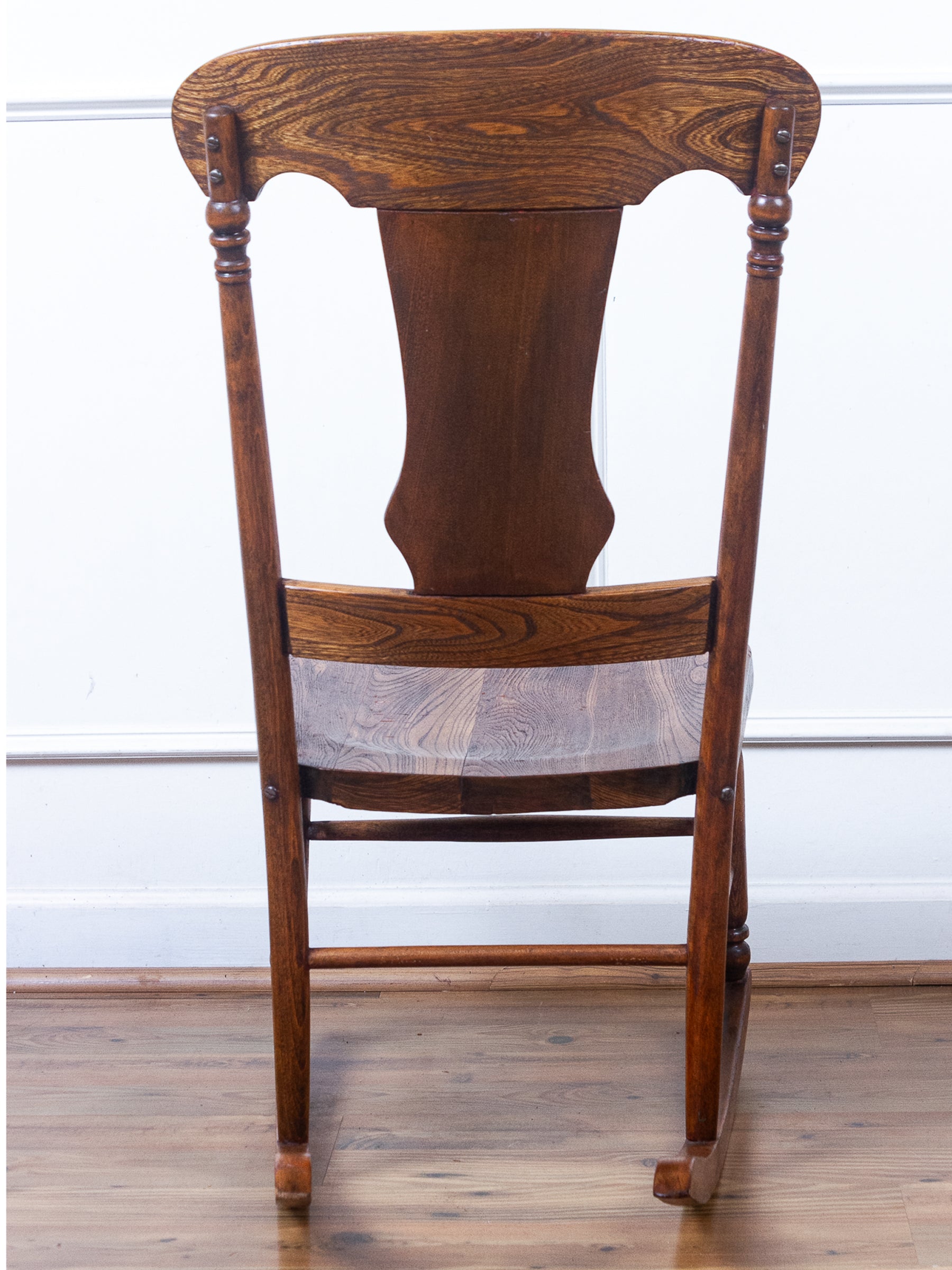 Early 20th Century American Tiger Oak Rocking Chair
