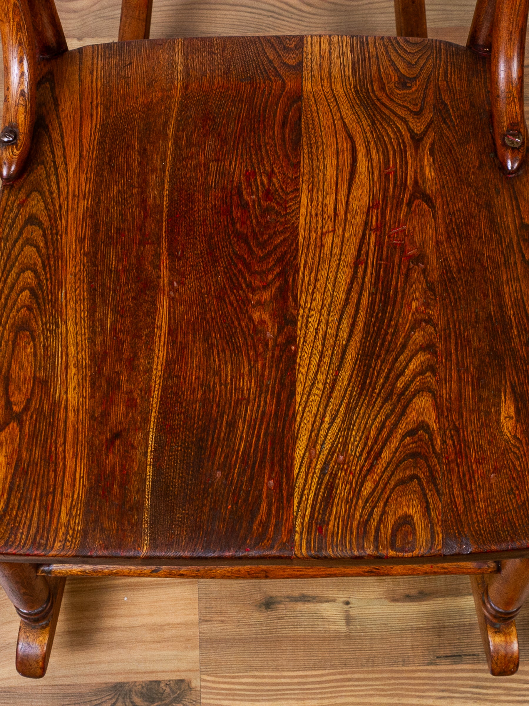 Early 20th Century American Tiger Oak Rocking Chair